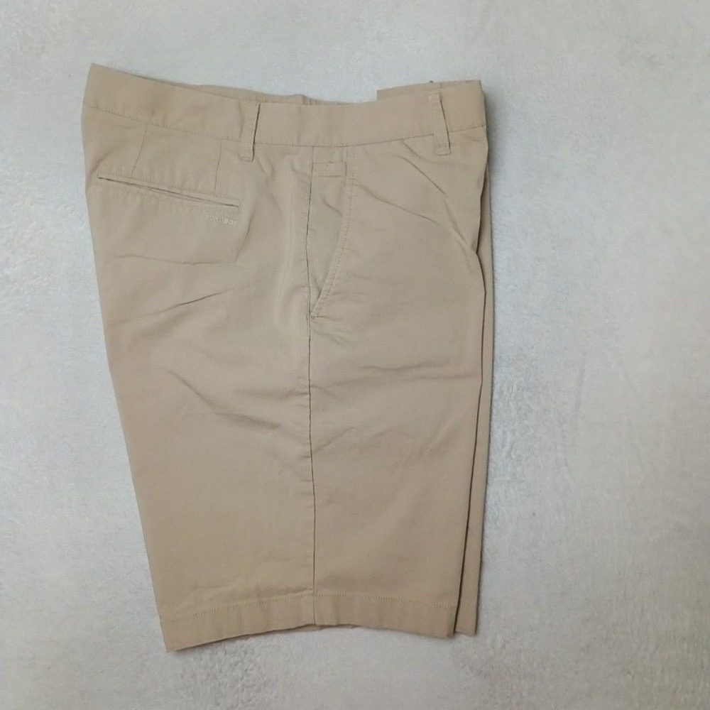 Bonobos Shorts Mens 36 Beige 10" Chino Golf Microfiber Stretch Pockets Work